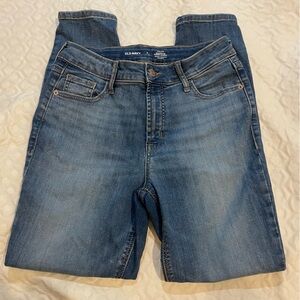Old Navy Women’s Jeans Blue Rockstar Super Skinny High Rise Size 6 Short Pants